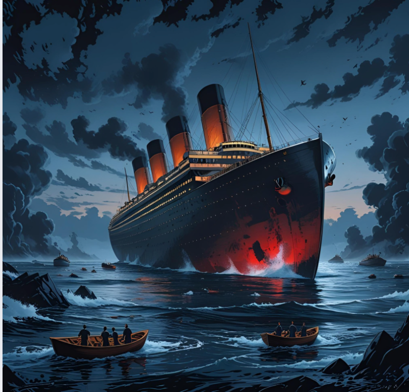 How many people died on the titanic