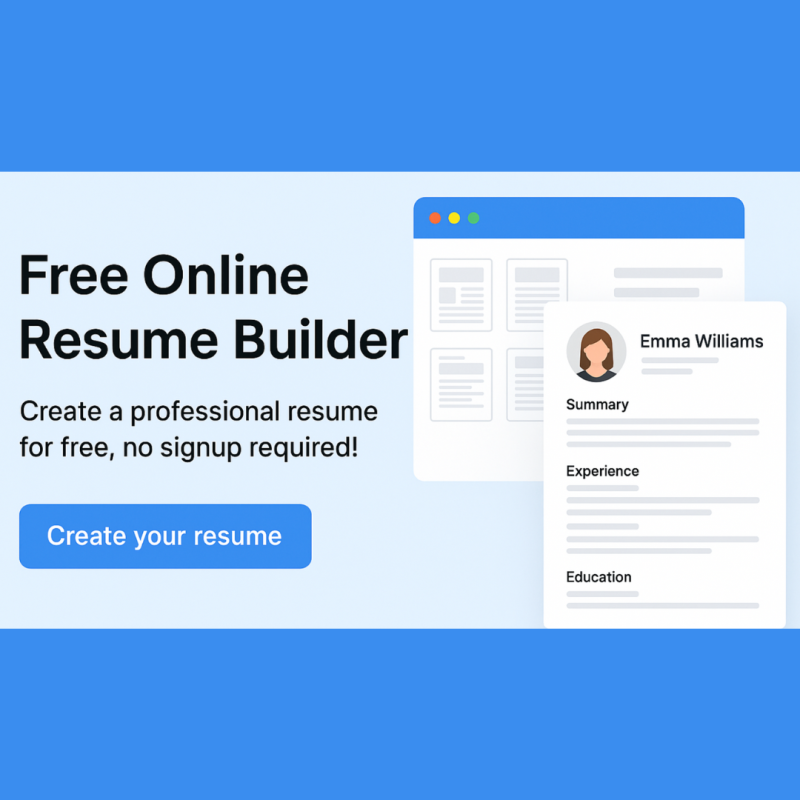 Free Online Resume Builder