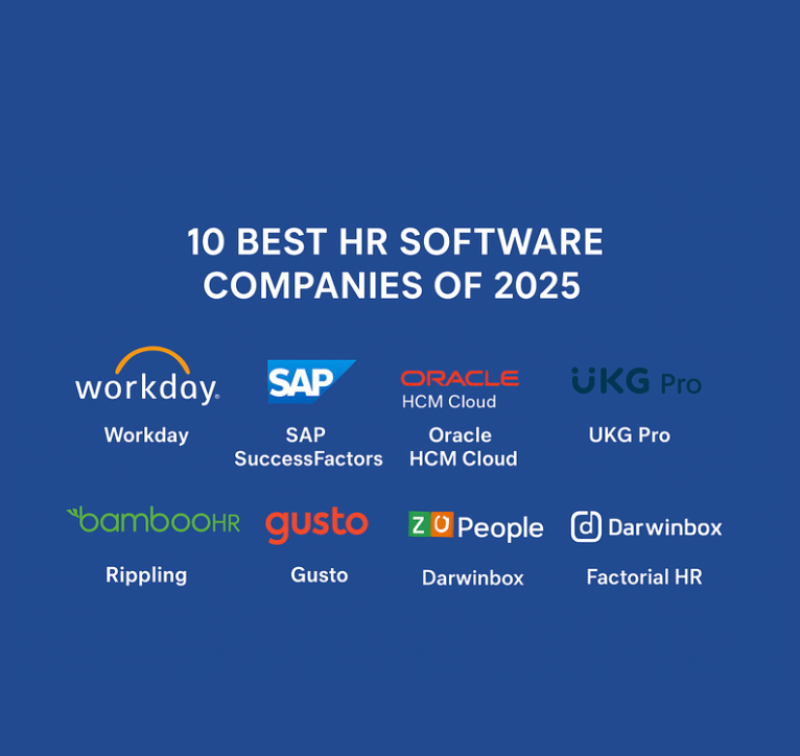 Top 10 Best HR Software Companies Of 2025