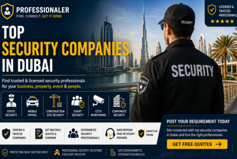 Security Companies in Dubai